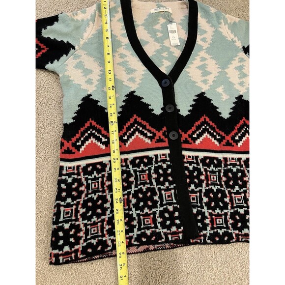 Aldomartins for Anthropologie - Patterned Women's Cardigan - Size Large - Picture 12 of 12